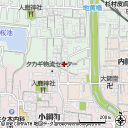 奈良県橿原市地黄町370周辺の地図