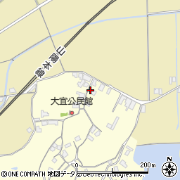 岡山県笠岡市大宜1574周辺の地図
