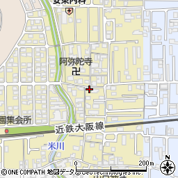 奈良県橿原市山之坊町38周辺の地図