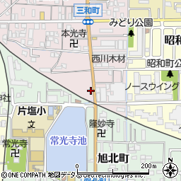奈良県大和高田市三和町16-18周辺の地図