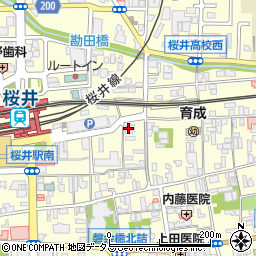 芽育学院桜井校周辺の地図