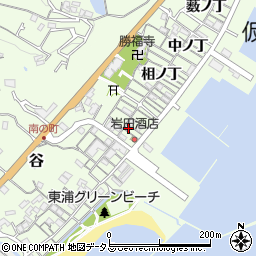 兵庫県淡路市仮屋南ノ丁34周辺の地図