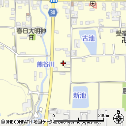 奈良県葛城市當麻348周辺の地図
