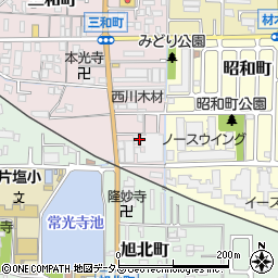 奈良県大和高田市三和町17周辺の地図