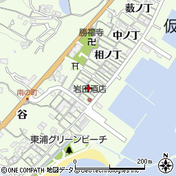 兵庫県淡路市仮屋南ノ丁40周辺の地図