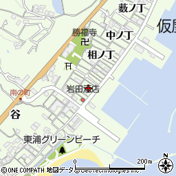 兵庫県淡路市仮屋南ノ丁44周辺の地図