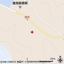 長崎県対馬市上県町鹿見23周辺の地図