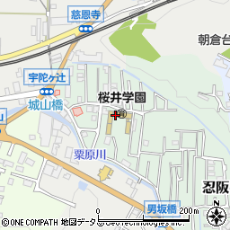 桜井学園周辺の地図