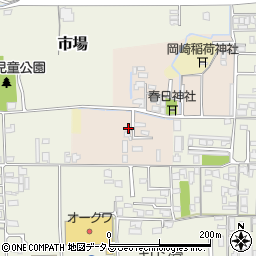 奈良県大和高田市岡崎23周辺の地図