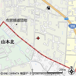 大阪府堺市東区草尾479周辺の地図