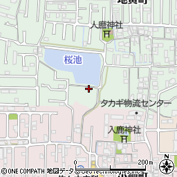 奈良県橿原市地黄町2周辺の地図