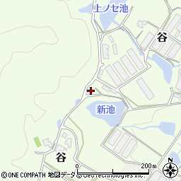 兵庫県淡路市谷264周辺の地図