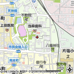 田仲屋呉服店周辺の地図