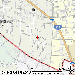 大阪府堺市東区草尾502周辺の地図