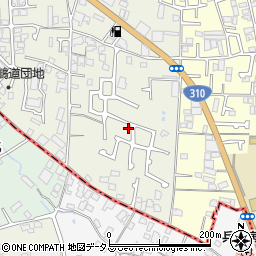 大阪府堺市東区草尾502-4周辺の地図