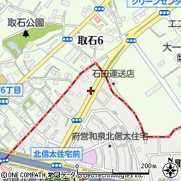大阪府和泉市舞町周辺の地図