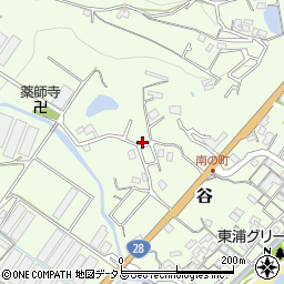 兵庫県淡路市谷459周辺の地図