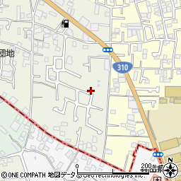 大阪府堺市東区草尾503周辺の地図
