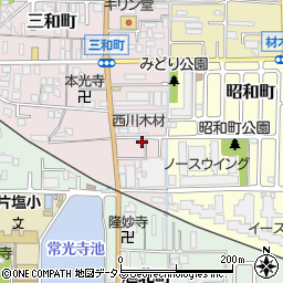 奈良県大和高田市三和町17-5周辺の地図