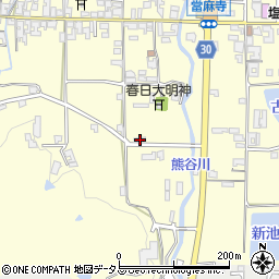 奈良県葛城市當麻278-1周辺の地図