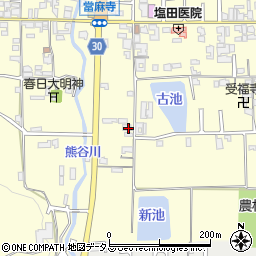 奈良県葛城市當麻355周辺の地図