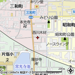 奈良県大和高田市三和町17-3周辺の地図