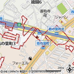 セブンイレブン泉大津綾井店周辺の地図