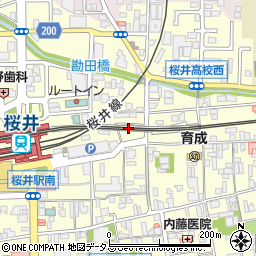 Ｐａｔ近鉄桜井駅東駐車場周辺の地図