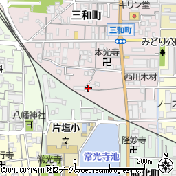 奈良県大和高田市三和町14-24周辺の地図