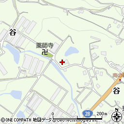 兵庫県淡路市谷292周辺の地図