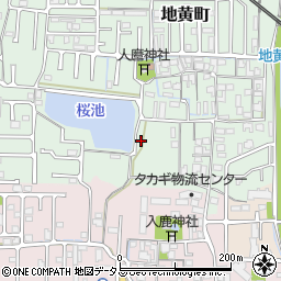 奈良県橿原市地黄町462-4周辺の地図