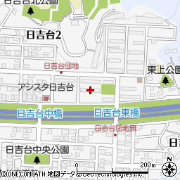 県営日吉台住宅１６号棟周辺の地図