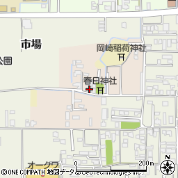 奈良県大和高田市岡崎34周辺の地図