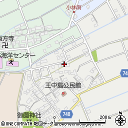 三重県伊勢市御薗町王中島周辺の地図