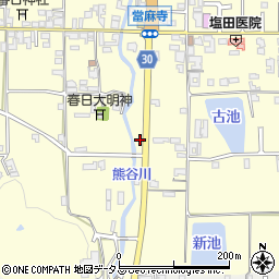 奈良県葛城市當麻356周辺の地図