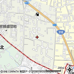 大阪府堺市東区草尾499-10周辺の地図