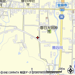 奈良県葛城市當麻244周辺の地図