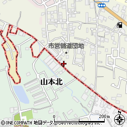 大阪府堺市東区草尾451周辺の地図