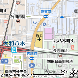 福寿館　近鉄橿原店周辺の地図