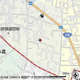 大阪府堺市東区草尾499-9周辺の地図