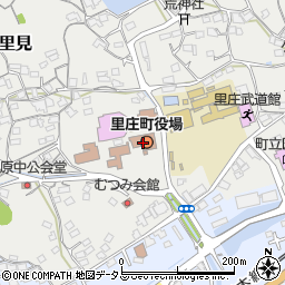 里庄町役場議会　事務局周辺の地図