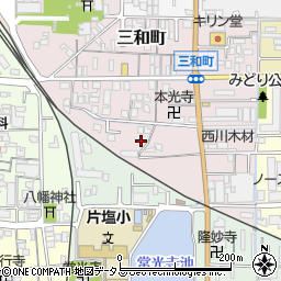 奈良県大和高田市三和町15-20周辺の地図