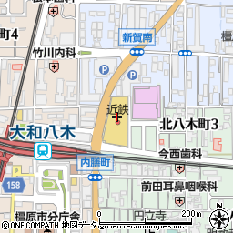 １００円ショップキャンドゥ・近鉄橿原店周辺の地図