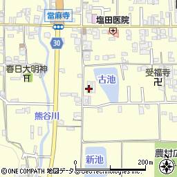 奈良県葛城市當麻165周辺の地図