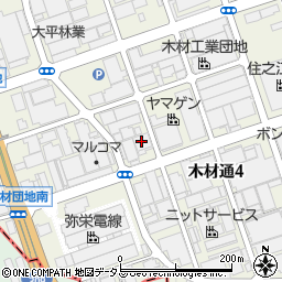 ジャパン建材阪南周辺の地図