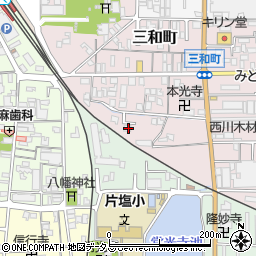奈良県大和高田市三和町15-10周辺の地図