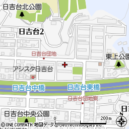 県営日吉台住宅１５号棟周辺の地図