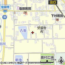 奈良県葛城市當麻157-15周辺の地図