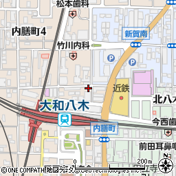 リパークりそな銀行橿原支店駐車場周辺の地図