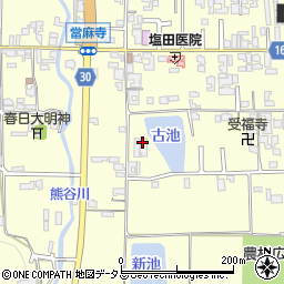 奈良県葛城市當麻165-1周辺の地図